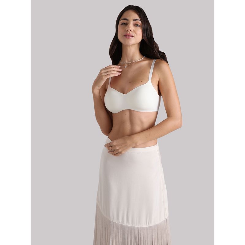 Wacoal Basic Mold Padded Non-Wired 3/4Th Cup Everyday T-Shirt Bra - Cream (32A)