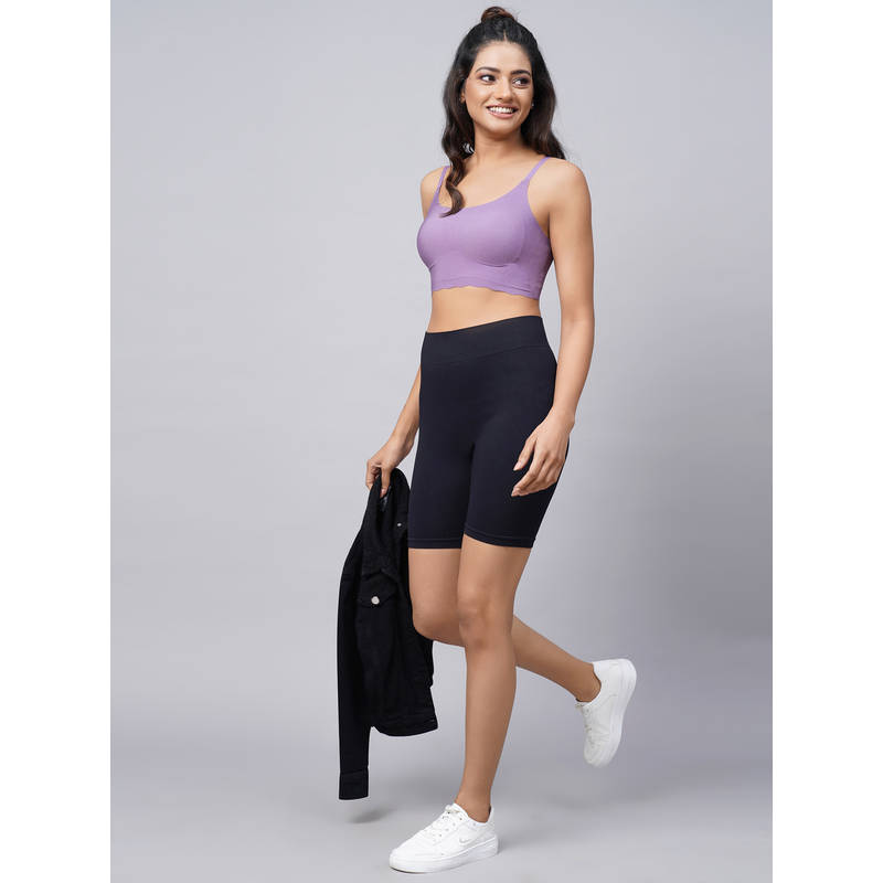 Wacoal Gococi Non-Wired Padded Full Coverage Full Cup Seamless Brapurple (S)