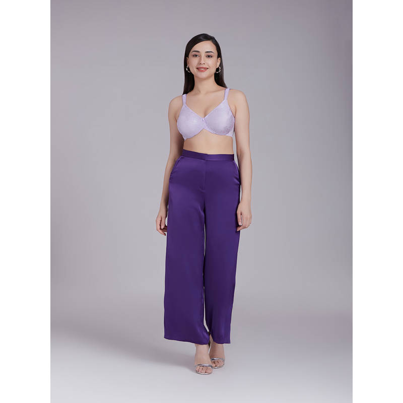 Wacoal Awareness Non Padded Wired Full Cup Everyday Bra-Purple (40C)