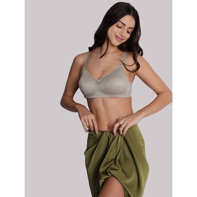 Wacoal Curvy Confidence Non-Padded Full Cup Plus Size Minimizer Bra - Green (34C)