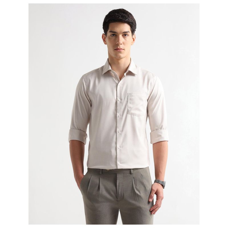 Arrow Mens Manhattan Slim Fit Auto Press Shirt (39)