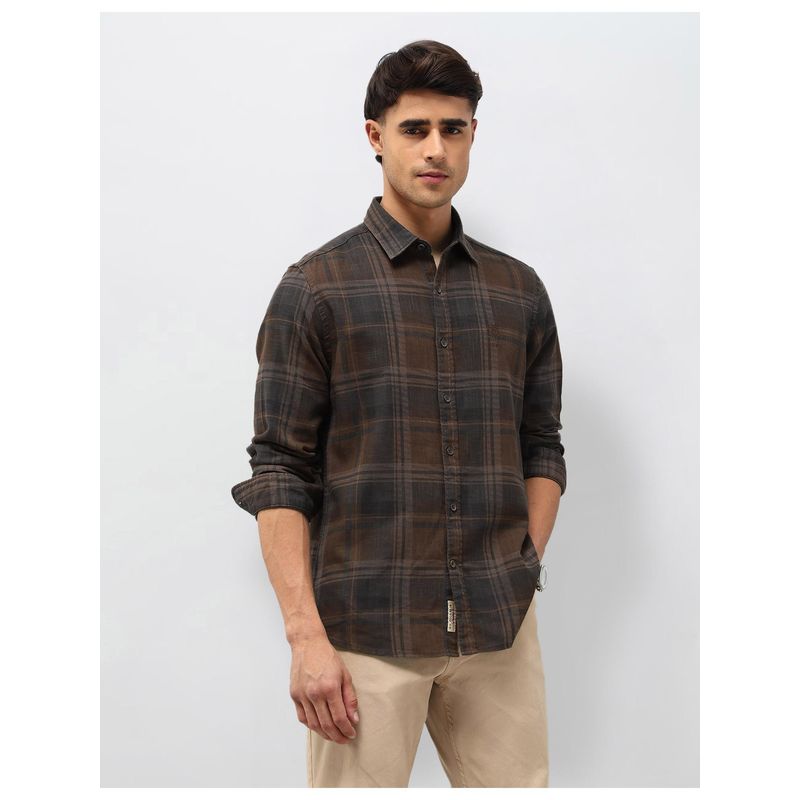 U.S. Polo Assn. Denim Co. Mens Plaid Checks Twill Shirt (40)