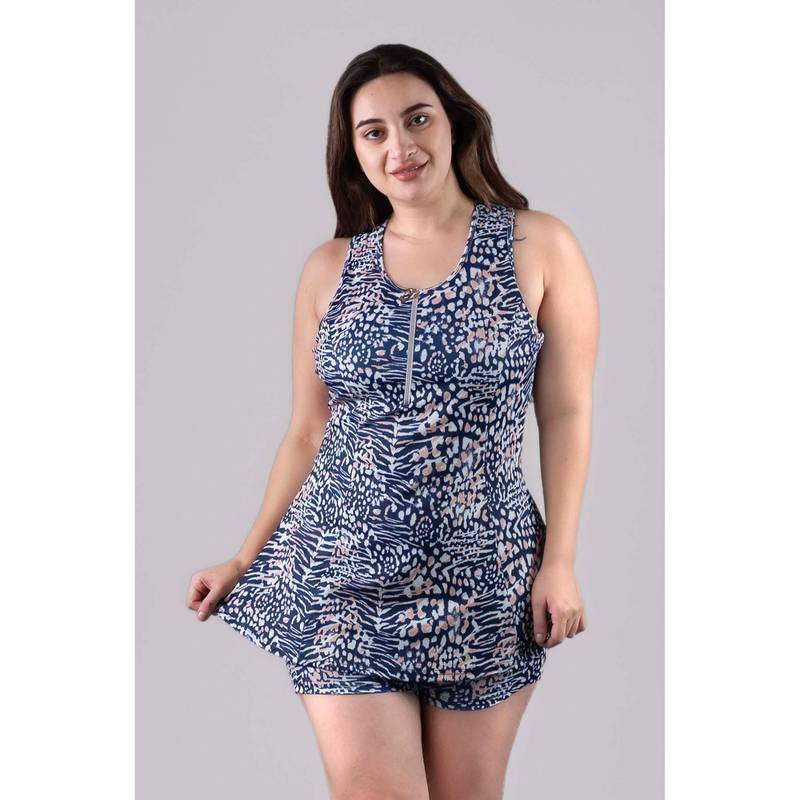 Keepfit Multi-Color Printed Regular Fit Top and Shorts (4XL)