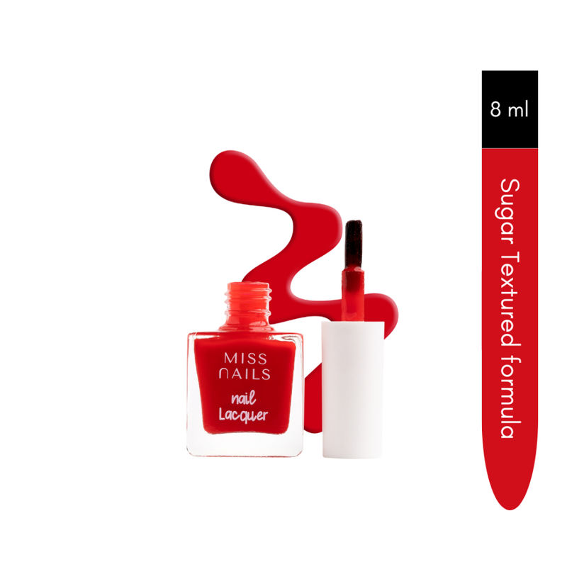 Miss Nails Nail Laquer - Cherry Red