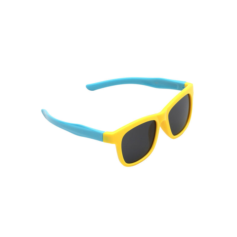 Spiky Yellow Frame Black Lens Wayfarer UV Protection Sunglass Buy