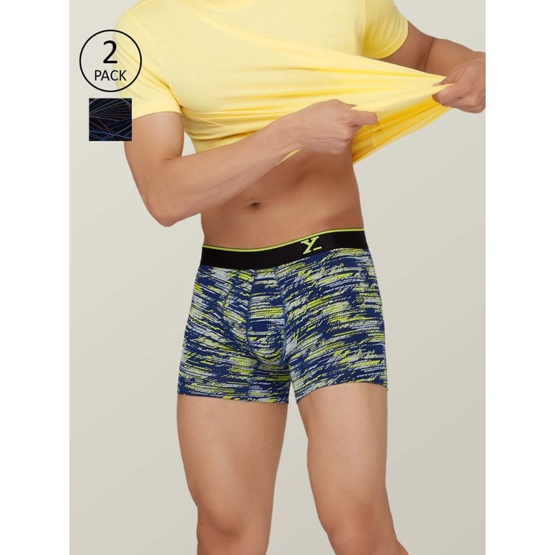 XYXX Flux Modal Innerwear Ultra-soft & Breathable Underwear for Men Multi-Color (Pack of 2) (S)
