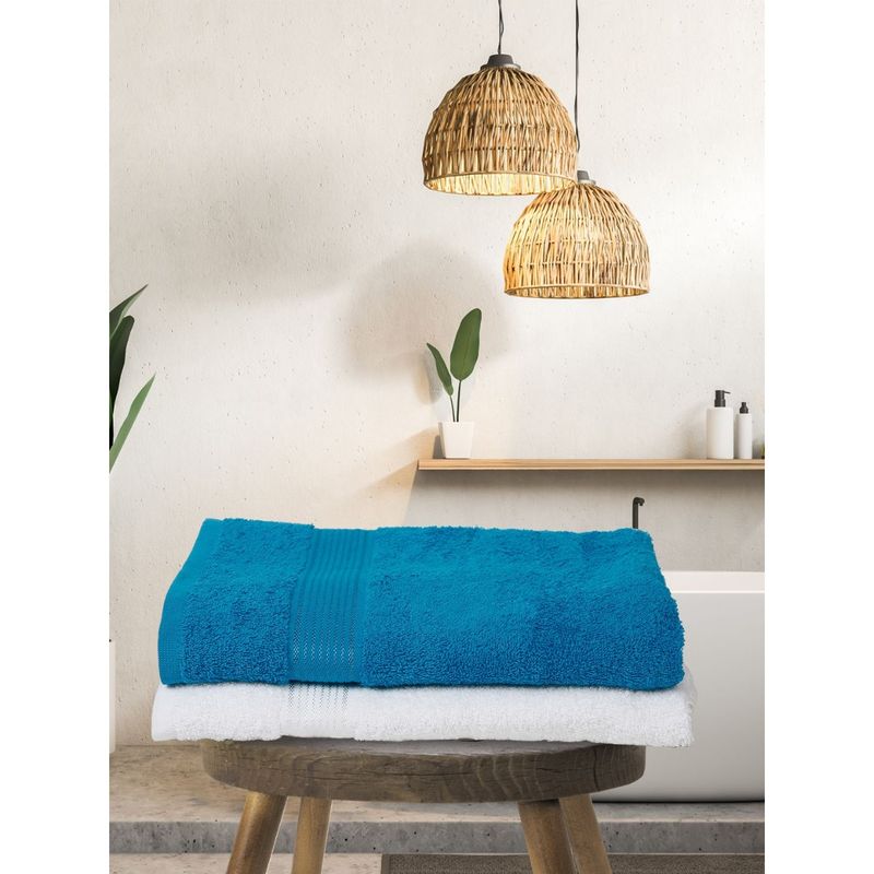 KOPA Quick Dry 100 Cotton Soft Terry Towel 2Pc Bath Towel D'Ross