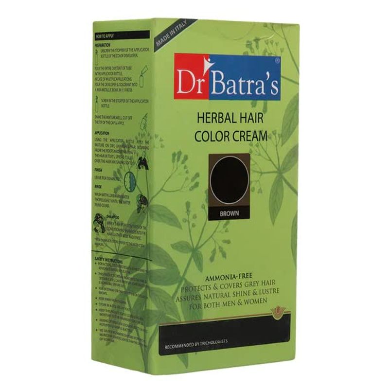 Dr Batra's Herbal Ammonia Free Hair Color Cream Brown