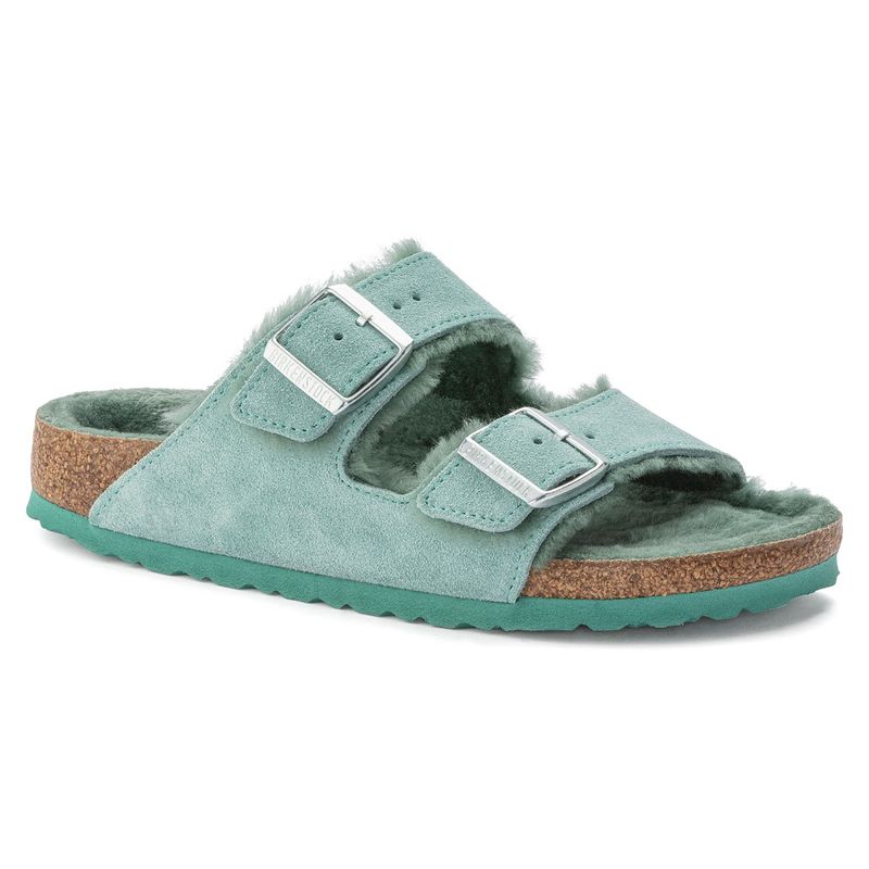 Birkenstock arizona on sale green suede