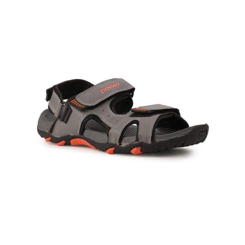 Power Solid Grey Sports Sandals (UK 9)
