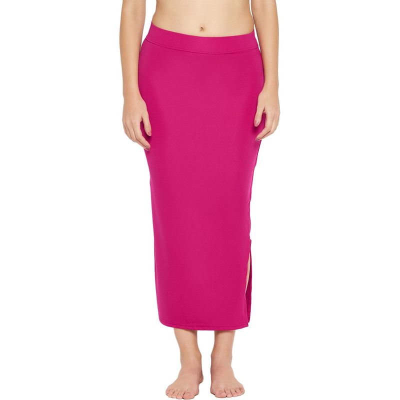 Secrets By Zerokaata Women Solid Seamless Saree Shapewear - Pink (XL)