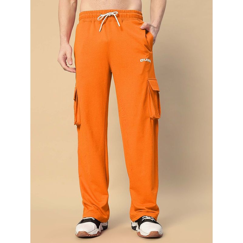 WEARDUDS Orange Jess Cargo Pocket Jogger (S)