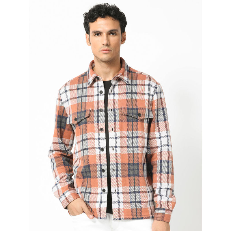 Rare Rabbit Bello Rust Checks Jacket (S)