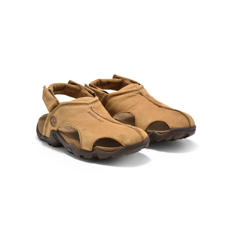 WOODLAND Men Camel Tan Casual Sandals (UK-6)