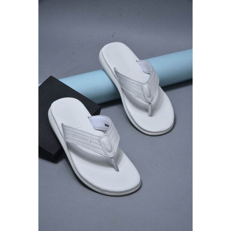 WOODLAND Men White Casual Sandals (UK-9)