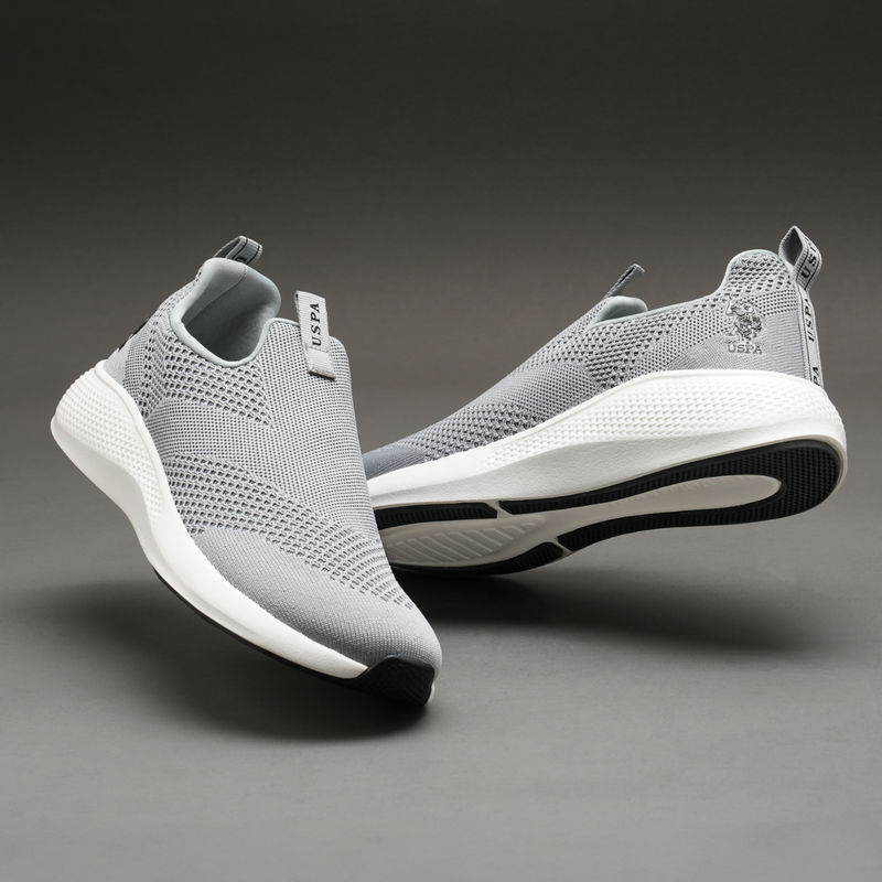 U.S. POLO ASSN. Bronel 3.0 Grey Sneakers (UK 8)
