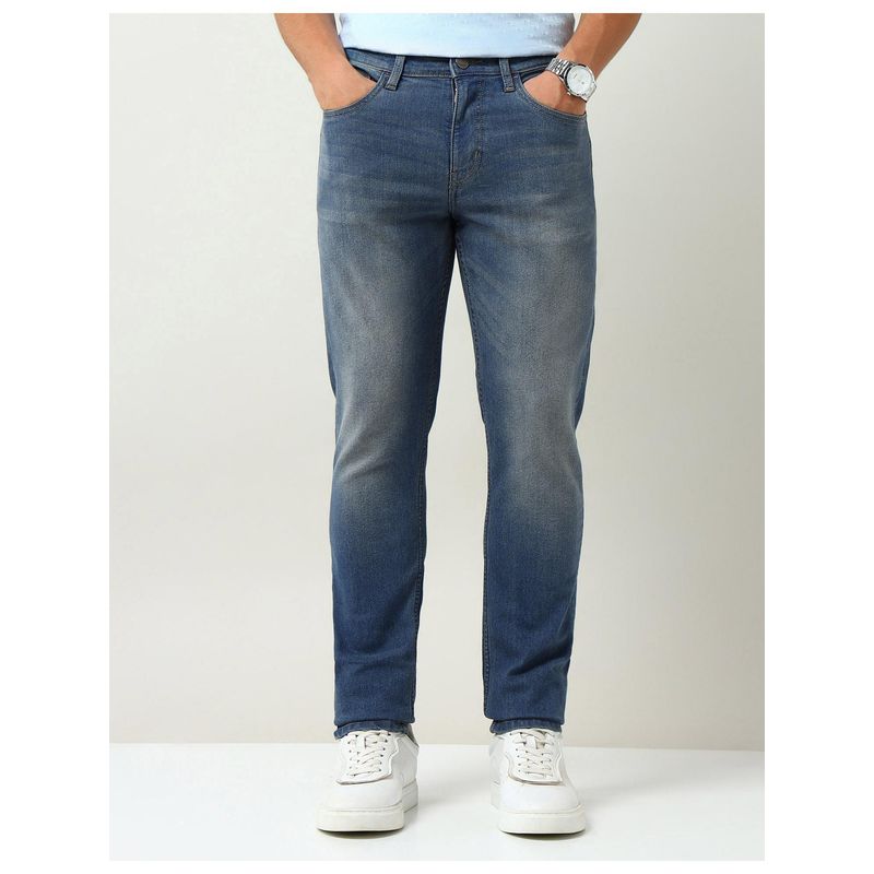 AD By Arvind Mid Rise Blue Comfort Slim Fit Jeans (30)