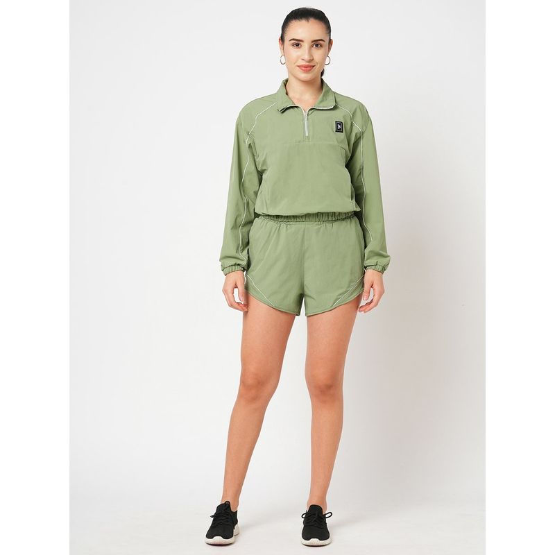 BODD ACTIVE Off Duty Jade T-Shirt with Shorts Green (Set of 2) (XS)