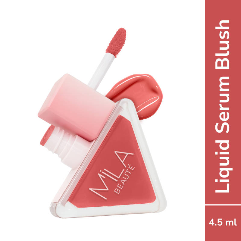 Mila Beauté Pookie Serum Blush Highly Pigmented With Orange Peel Extracts - Baby Boo