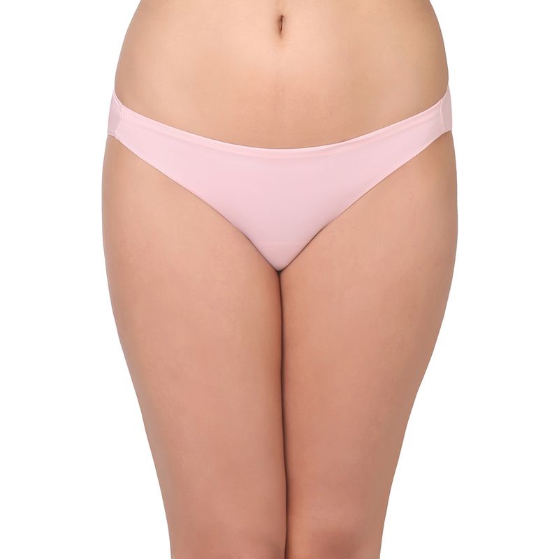 Wacoal Basic Mold Low Waist Low Coverage Solid Bikini Panty Pink (S)