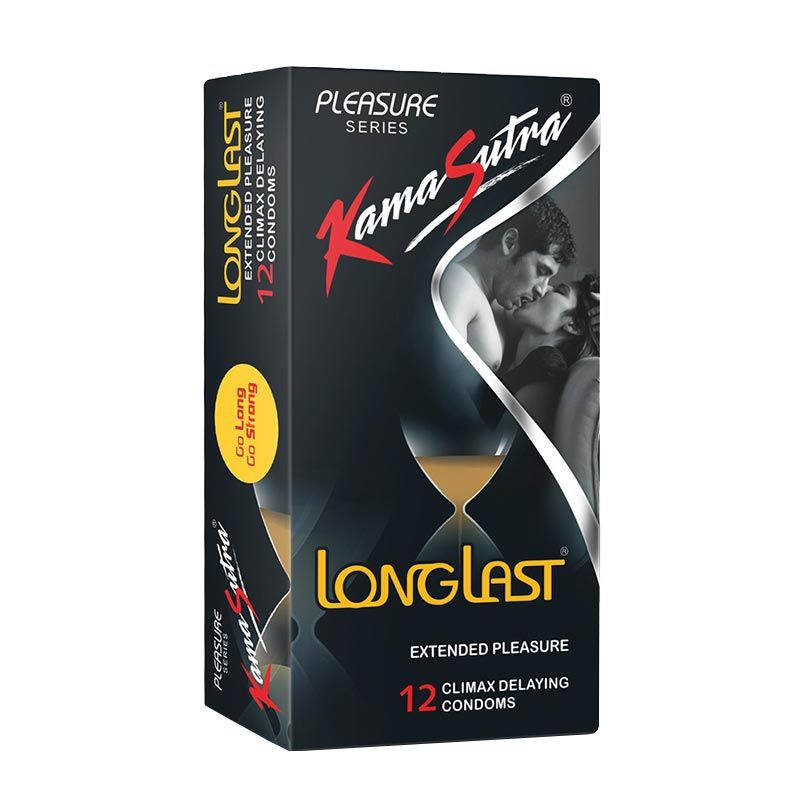 Kamasutra Long Last Condoms - 12pcs