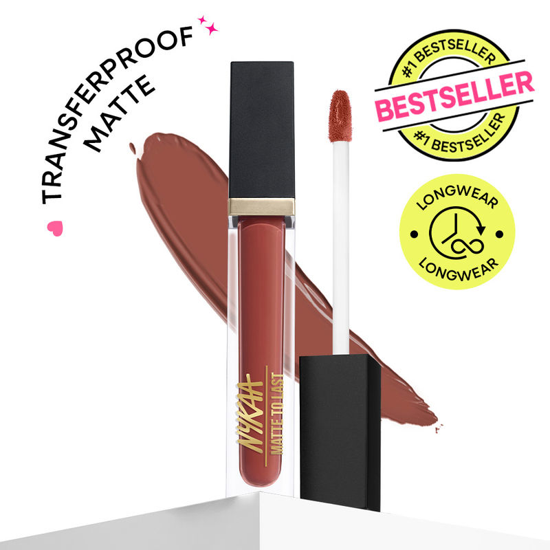 Nykaa Matte To Last ! Transferproof Liquid Lipstick - Madras Kaapi -05