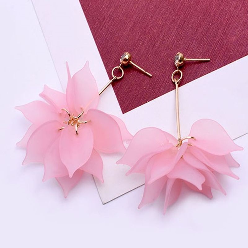 Pink Earrings for Gown  FashionCrabcom