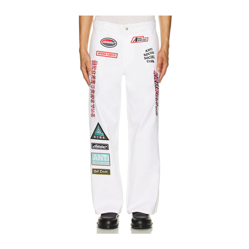 Anti Social Social Club Patched Up Racing Pants (L)