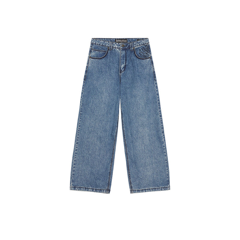 Affliction Tribal & Wings Extra Wide Jeans (32)