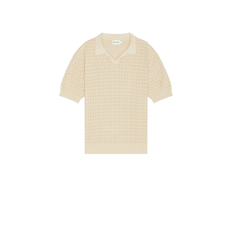 Bound Harris Knit Polo (L)
