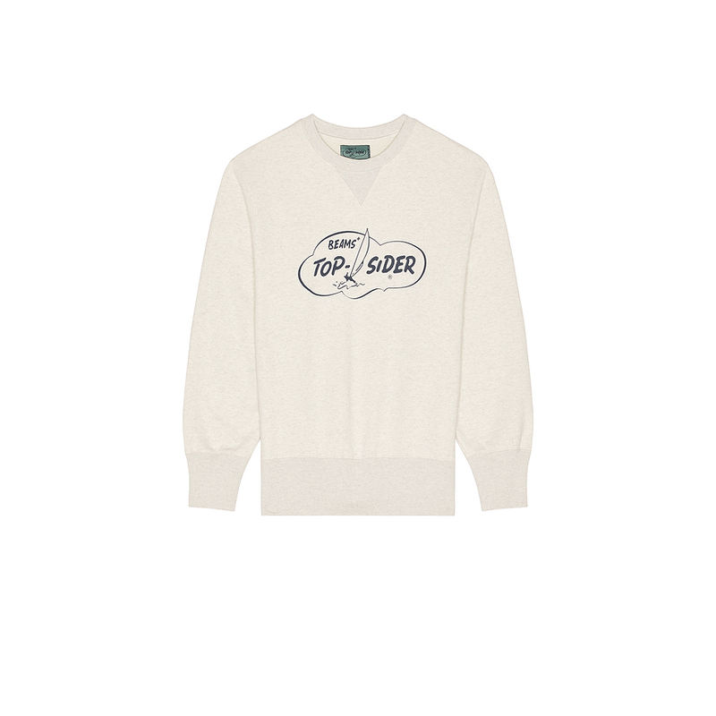 Beams Plus Sweat Crew Print (M)