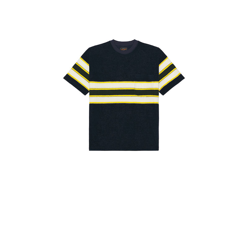 Beams Plus Pocket Tee Stripe Pile (XL)