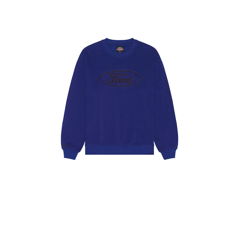Brixton x Ford Number One Relaxed Fleece Crew Sweatshirt (L)
