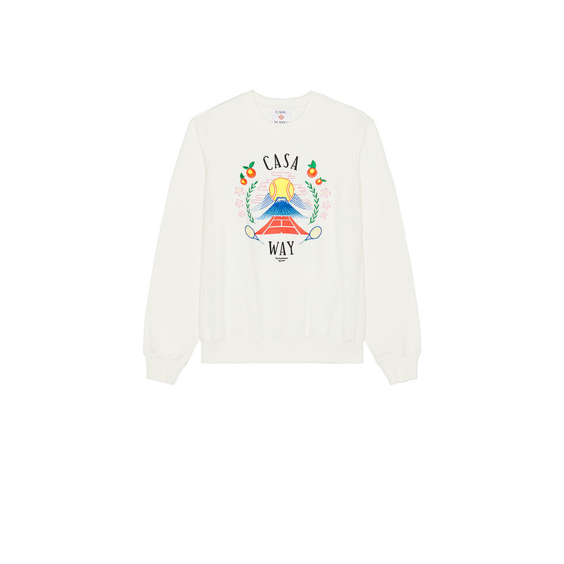 Casablanca Casa Way Mountain Embroidered Sweatshirt (L)