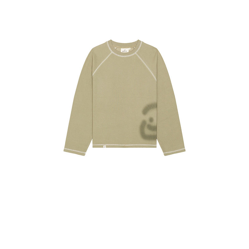 DRMERS CLUB Waffle Raglan Long Sleeve Tee (L)
