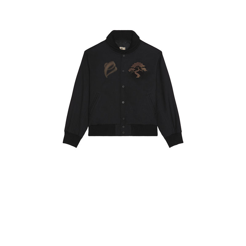 Etai LA 3D Print Bonsai Tree Fold Over Collar Bomber (L)