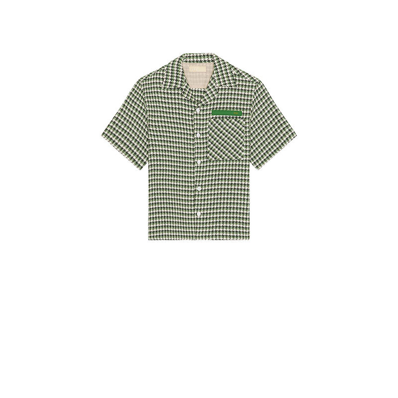 Etai LA Boxy Plaid Short Sleeve Shirt (L)
