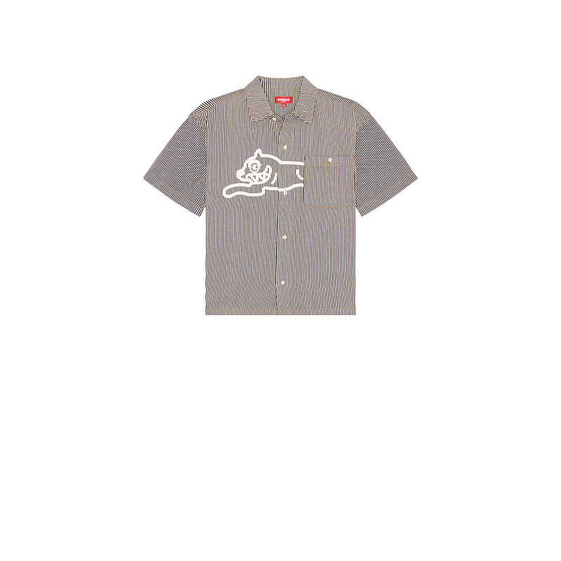 ICECREAM Pin Short Sleeve Woven Shirt (S)