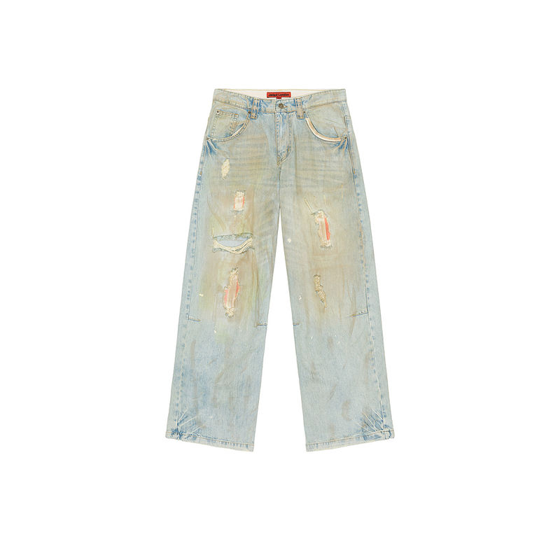 Jaded London Blue Sun Bleached Surf Colossus Jeans (30)
