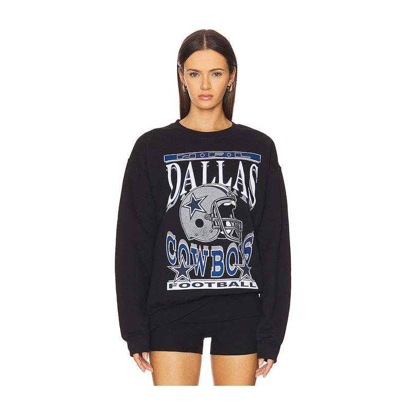 Junk Food Cowboys Helmet Crew Sweatshirt (L)