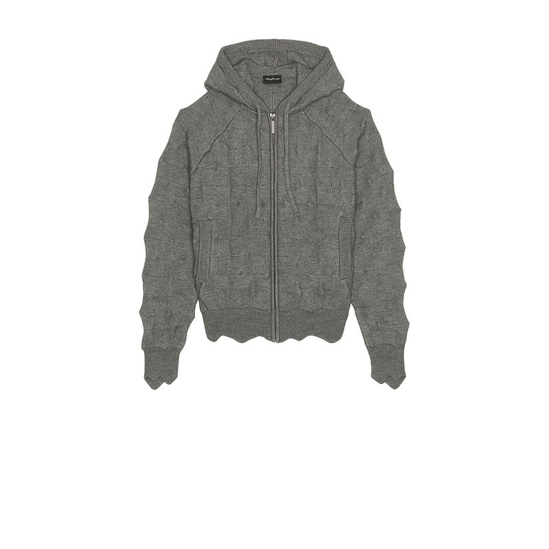 MADFRENZY Spiked Zip Up Hoodie (S)