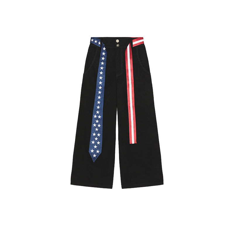 MADFRENZY Tied Baggy Pants (L)