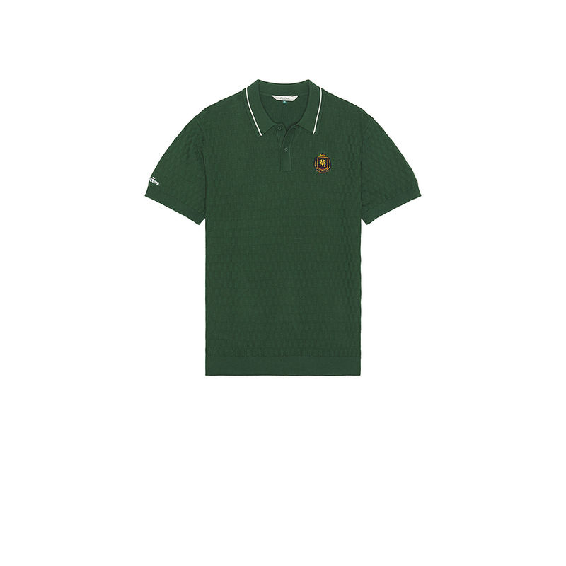 Malbon Golf Crest Knit Polo (S)
