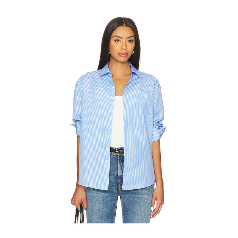 Motel Margarita Newport Long Sleeve Button Up Shirt (M)