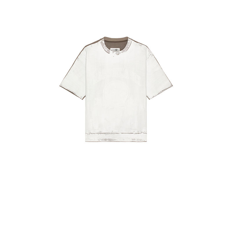 MM6 Maison Margiela Crew Neck Short Sleeve Sweatshirt (M)