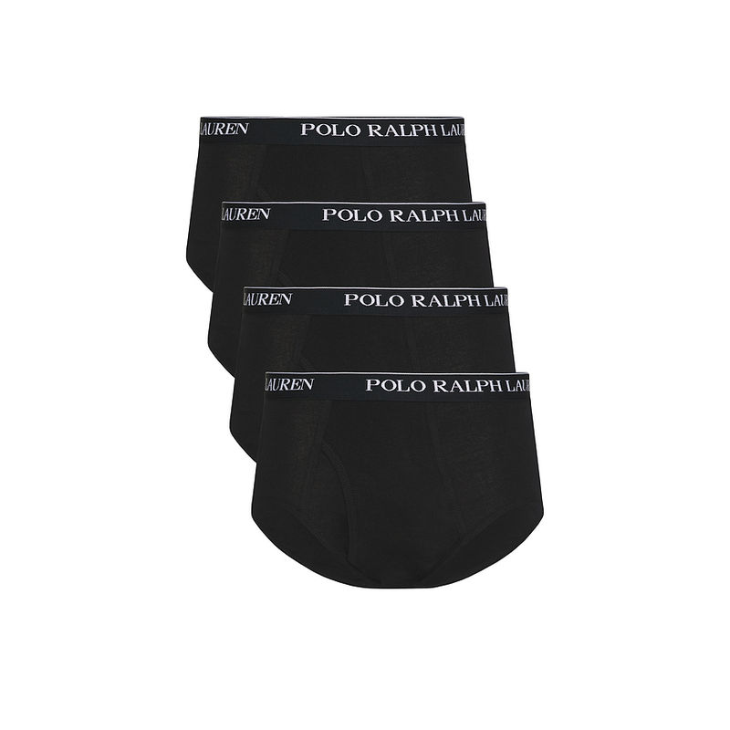 POLO RALPH LAUREN Mid Rise Brief 4 Pack (L)