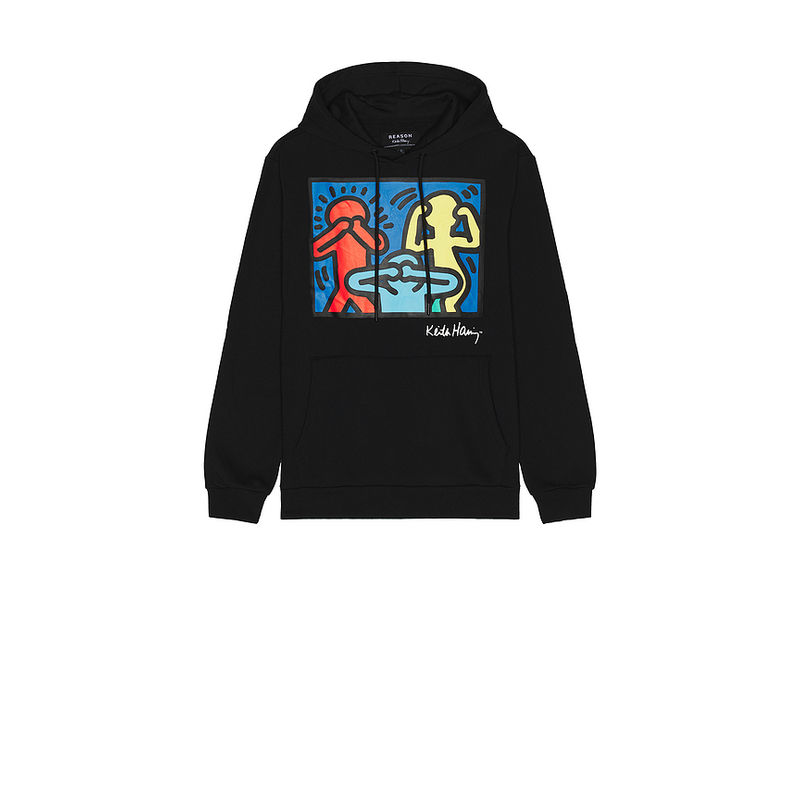 REASON Keith Haring Characters Hoodie (XL/1X)