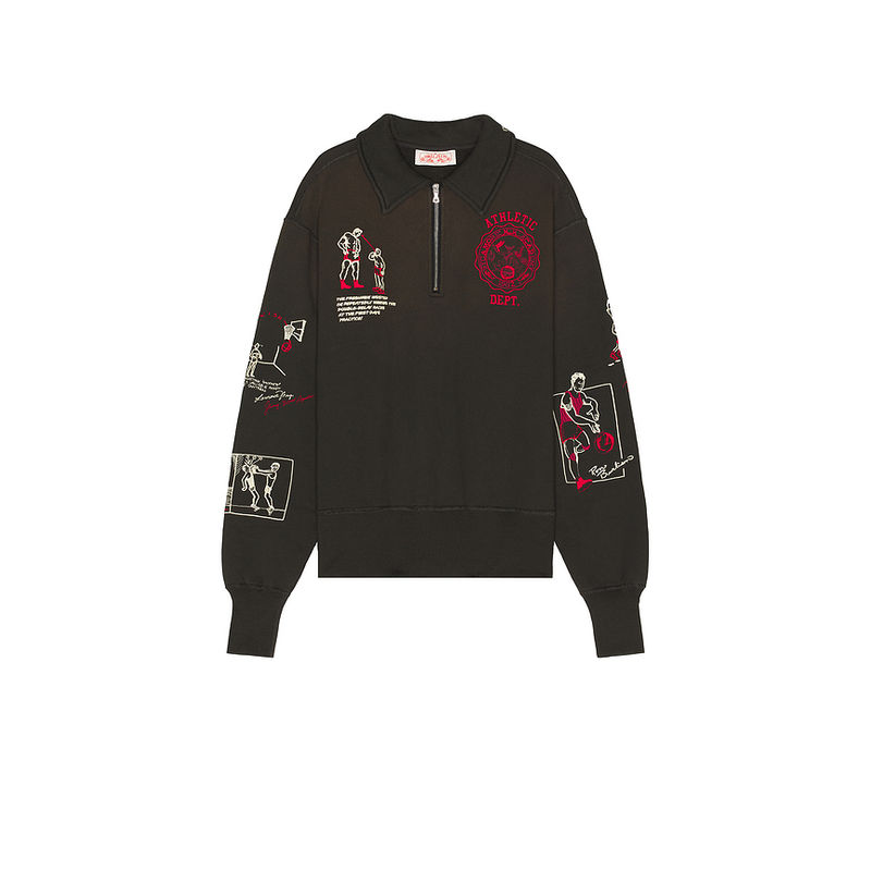 Samuel Zelig Varsity 1/4 Zip Sweater (L)