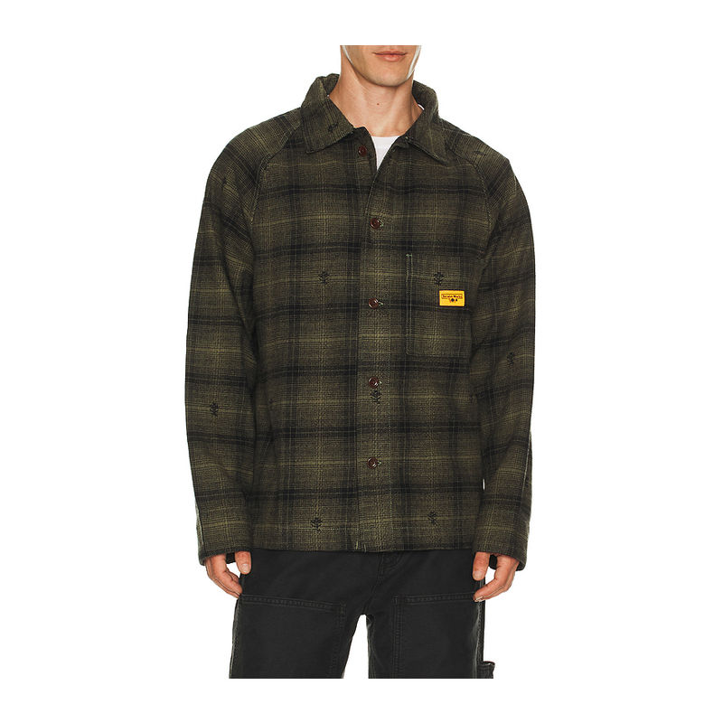 Service Works Thistle Plaid Jacket (L)