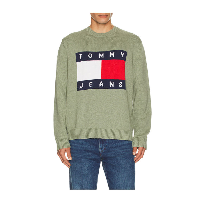 Tommy Jeans Melange Flag Sweater (L)